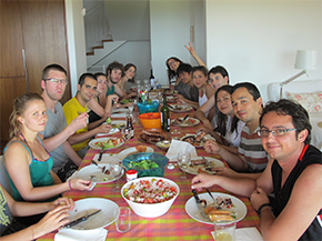 Lunch in Romany�, July 2014