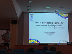 Ernest Salom� at the VII French-Catalan meeting, Feb 2016, Toulouse